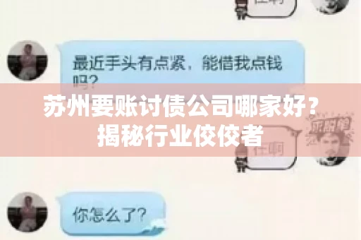 苏州要账讨债公司哪家好？揭秘行业佼佼者