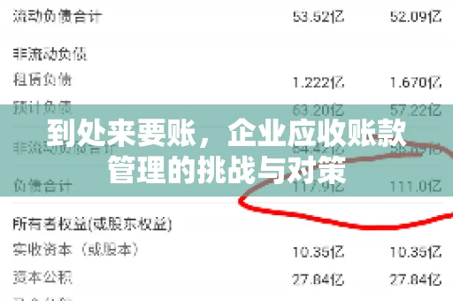 到处来要账，企业应收账款管理的挑战与对策