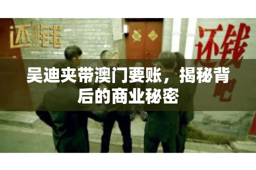 吴迪夹带澳门要账，揭秘背后的商业秘密