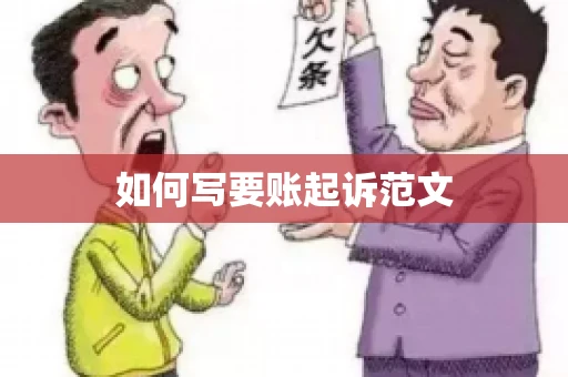 如何写要账起诉范文