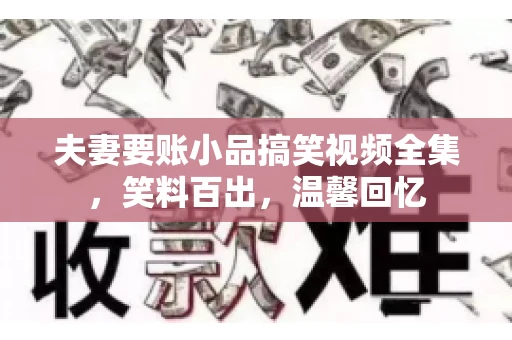 夫妻要账小品搞笑视频全集，笑料百出，温馨回忆