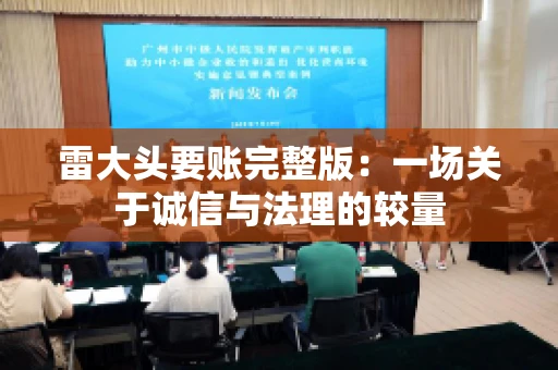 雷大头要账完整版：一场关于诚信与法理的较量