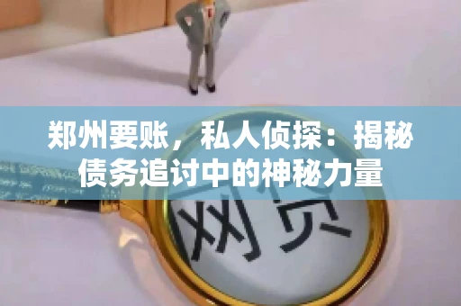 郑州要账，私人侦探：揭秘债务追讨中的神秘力量